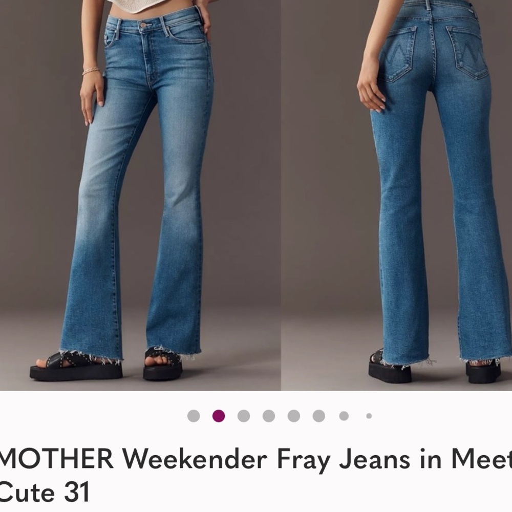 MOTHER Flare Jeans in Light Blue
